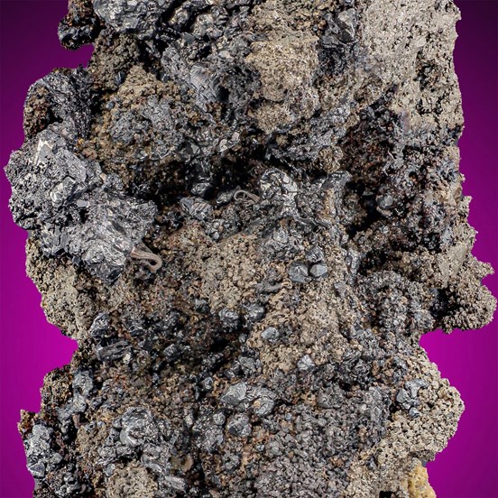 Acanthite-NIederschlema | Schlema | Erzgebirge | Saxony | Germany